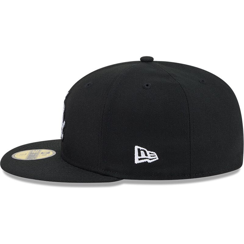 kasketter-flad-sort-tilpasset-59fifty-rhinestone-badge-fra-chicago-white-sox-mlb-af-new-era