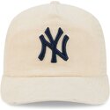 kasketter-buet-beige-justerbar-rem-19twenty-na-lifestyle-f1-fra-new-york-yankees-mlb-af-new-era