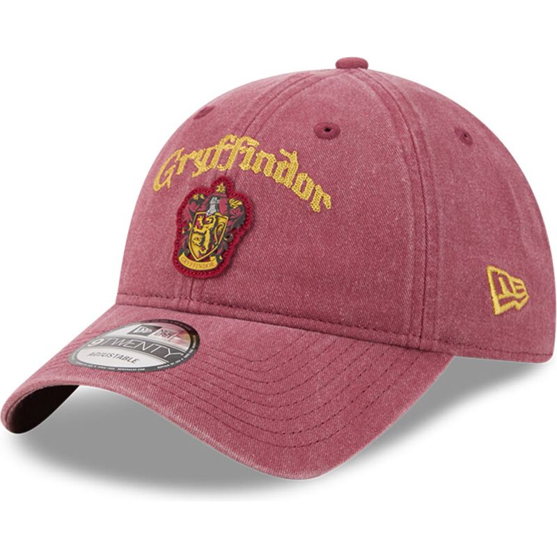 kasketter-buet-rod-justerbar-rem-9twenty-na-lifestyle-f1-fra-gryffindor-harry-potter-af-new-era
