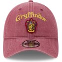 kasketter-buet-rod-justerbar-rem-9twenty-na-lifestyle-f1-fra-gryffindor-harry-potter-af-new-era