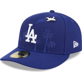 Kasketter buet blå tilpasset 59FIFTY Pin NA Lifestyle F1 fra Los Angeles Dodgers MLB af New Era