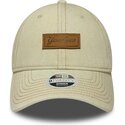 kasketter-buet-beige-justerbar-rem-9twenty-denim-fra-new-york-yankees-mlb-af-new-era