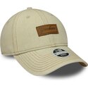 kasketter-buet-beige-justerbar-rem-9twenty-denim-fra-new-york-yankees-mlb-af-new-era