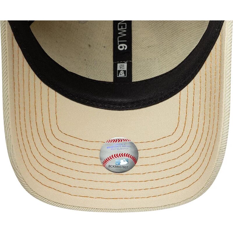 kasketter-buet-beige-justerbar-rem-9twenty-denim-fra-new-york-yankees-mlb-af-new-era