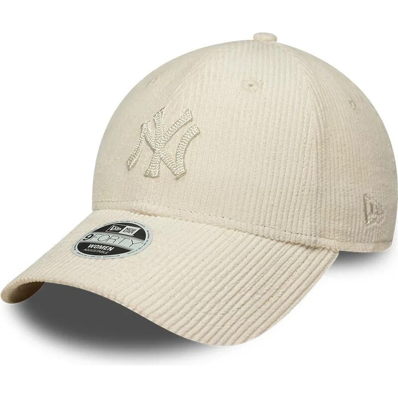 kasketter-buet-beige-justerbar-rem-9forty-cord-fra-new-york-yankees-mlb-af-new-era
