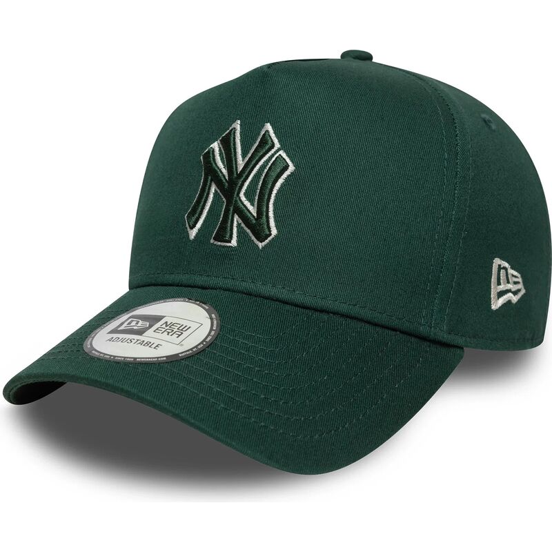 kasketter-buet-gron-snapback-e-frame-team-outline-fra-new-york-yankees-mlb-af-new-era