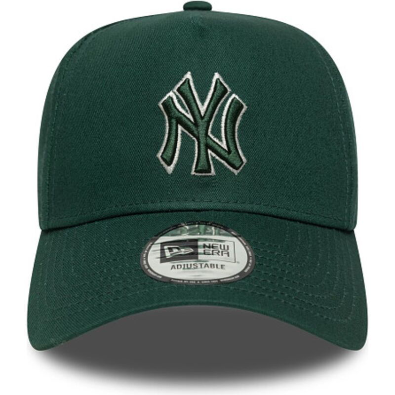 kasketter-buet-gron-snapback-e-frame-team-outline-fra-new-york-yankees-mlb-af-new-era
