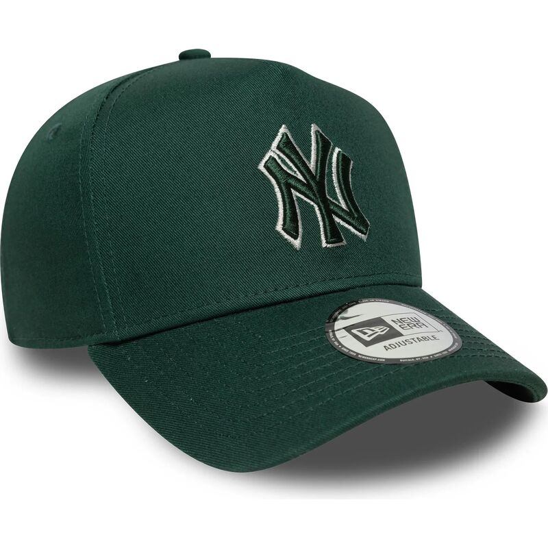 kasketter-buet-gron-snapback-e-frame-team-outline-fra-new-york-yankees-mlb-af-new-era