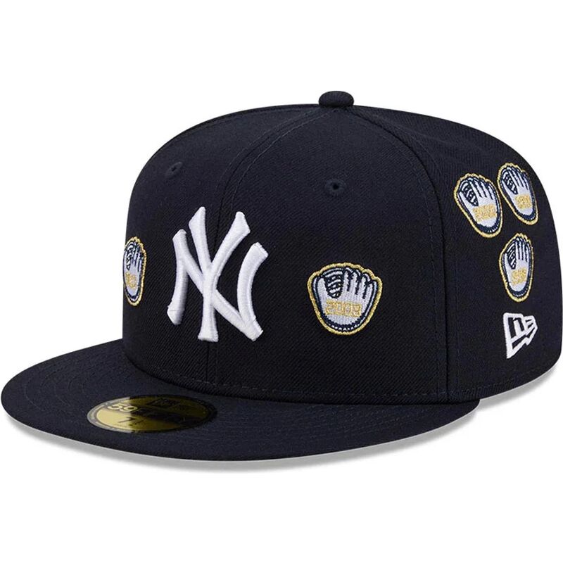 kasketter-flad-marinebla-tilpasset-59fifty-spike-lee-gloves-fra-new-york-yankees-mlb-af-new-era