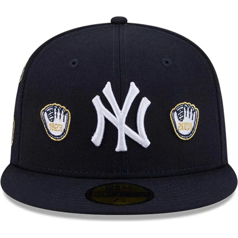 kasketter-flad-marinebla-tilpasset-59fifty-spike-lee-gloves-fra-new-york-yankees-mlb-af-new-era
