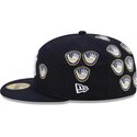 kasketter-flad-marinebla-tilpasset-59fifty-spike-lee-gloves-fra-new-york-yankees-mlb-af-new-era