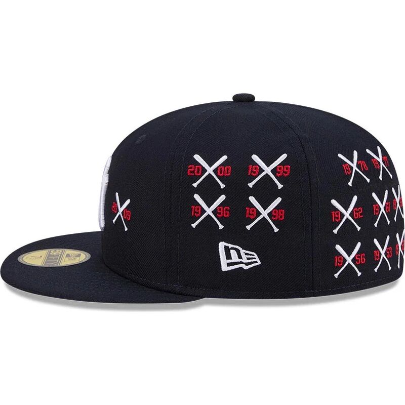 kasketter-flad-marinebla-tilpasset-59fifty-spike-lee-crossed-bats-fra-new-york-yankees-mlb-af-new-era