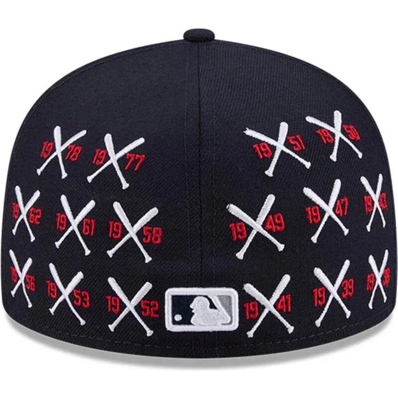 kasketter-flad-marinebla-tilpasset-59fifty-spike-lee-crossed-bats-fra-new-york-yankees-mlb-af-new-era