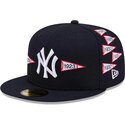 kasketter-flad-marinebla-tilpasset-59fifty-spike-lee-flags-fra-new-york-yankees-mlb-af-new-era