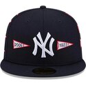 kasketter-flad-marinebla-tilpasset-59fifty-spike-lee-flags-fra-new-york-yankees-mlb-af-new-era