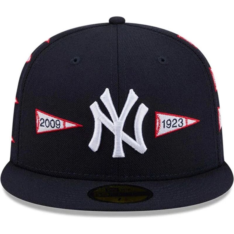 kasketter-flad-marinebla-tilpasset-59fifty-spike-lee-flags-fra-new-york-yankees-mlb-af-new-era