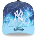 kasketter-buet-bla-snapback-9fifty-a-frame-deep-water-fra-new-york-yankees-mlb-af-new-era