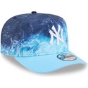 kasketter-buet-bla-snapback-9fifty-a-frame-deep-water-fra-new-york-yankees-mlb-af-new-era