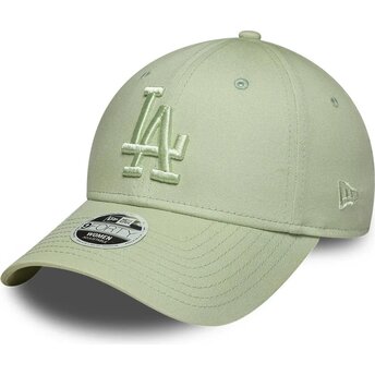 Kasketter buet grøn justerbar rem 9FORTY League Essential fra Los Angeles Dodgers MLB af New Era