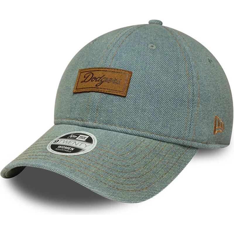 kasketter-buet-bla-justerbar-rem-9twenty-denim-fra-los-angeles-dodgers-mlb-af-new-era