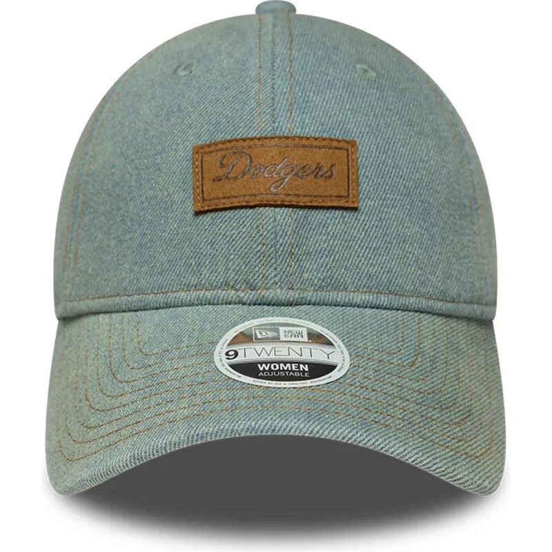 kasketter-buet-bla-justerbar-rem-9twenty-denim-fra-los-angeles-dodgers-mlb-af-new-era