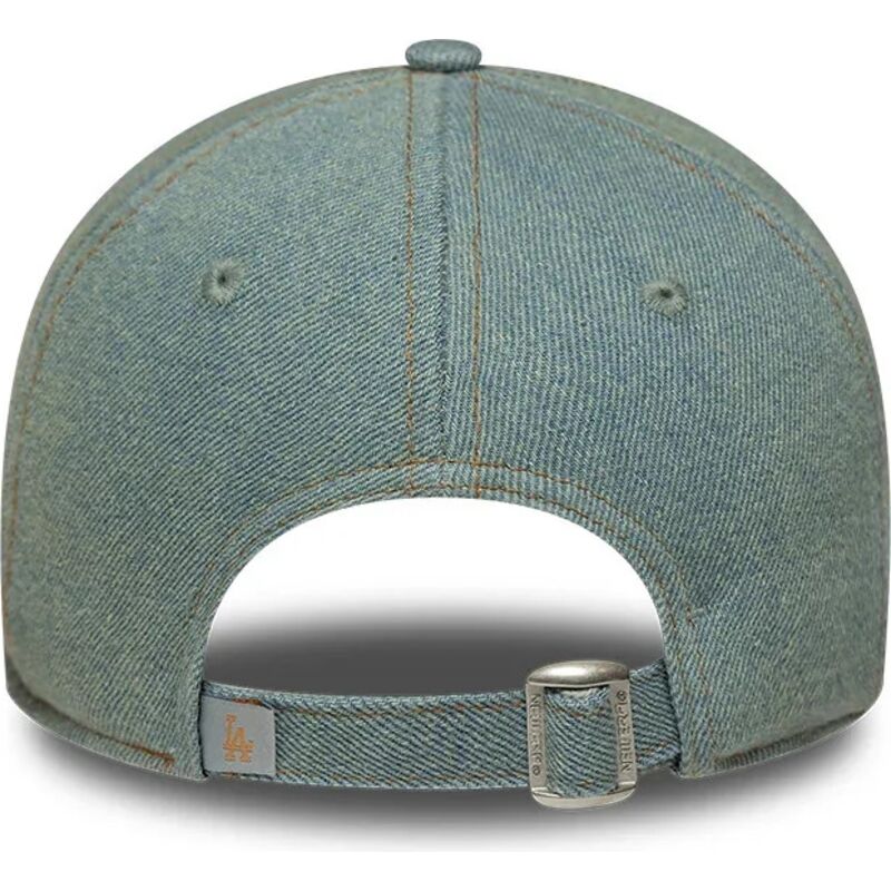 kasketter-buet-bla-justerbar-rem-9twenty-denim-fra-los-angeles-dodgers-mlb-af-new-era