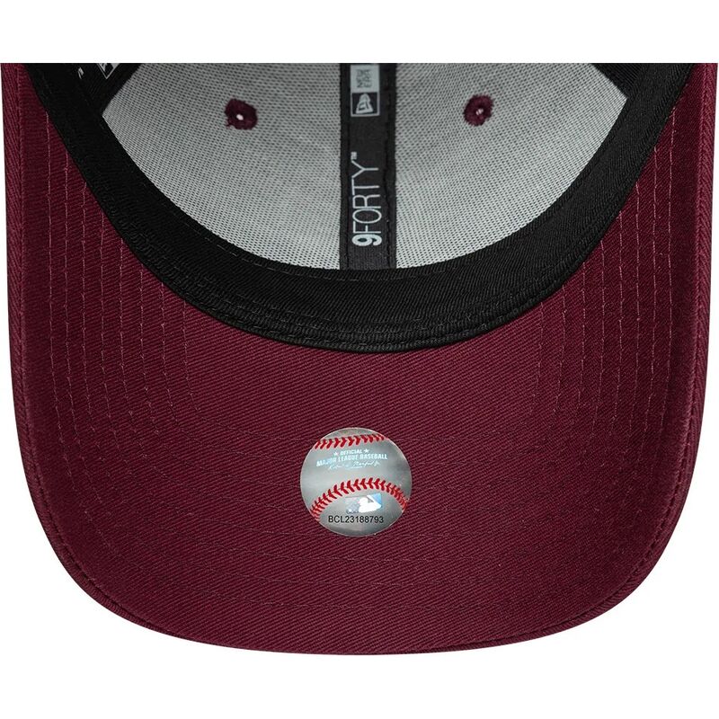 kasketter-buet-rod-justerbar-rem-9forty-team-outline-fra-los-angeles-dodgers-mlb-af-new-era