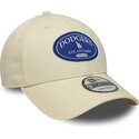 kasketter-buet-creme-justerbar-rem-9forty-patch-fra-los-angeles-dodgers-mlb-af-new-era
