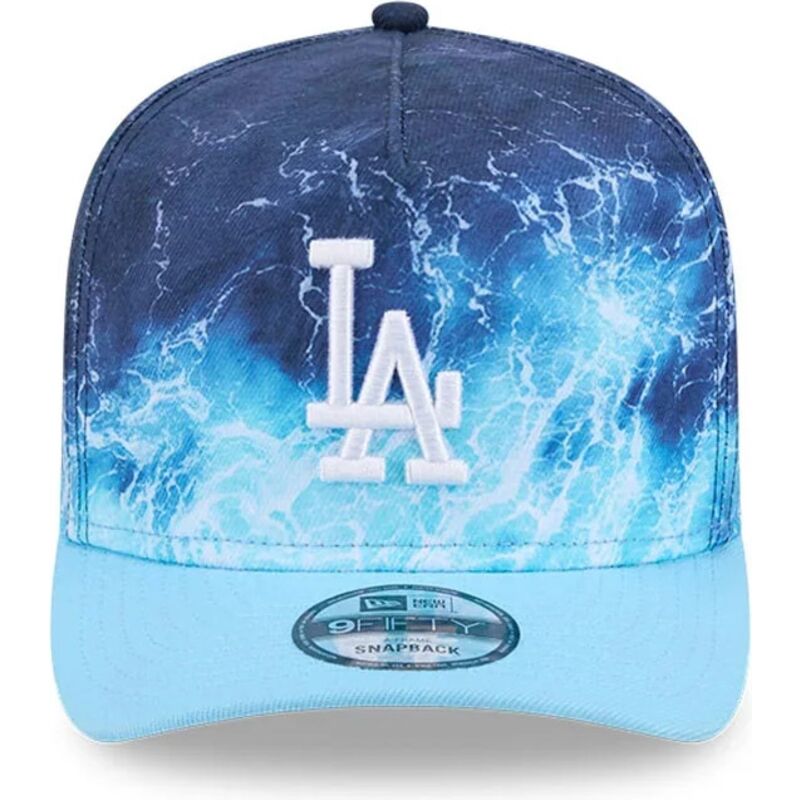 kasketter-buet-bla-snapback-9fifty-a-frame-deep-water-fra-los-angeles-dodgers-mlb-af-new-era
