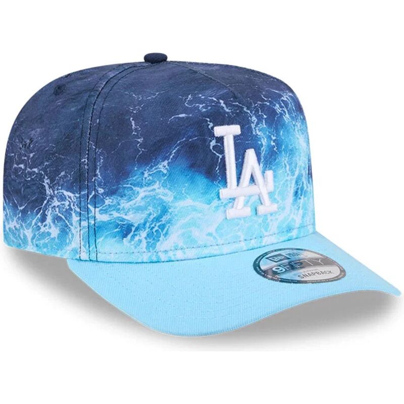 kasketter-buet-bla-snapback-9fifty-a-frame-deep-water-fra-los-angeles-dodgers-mlb-af-new-era