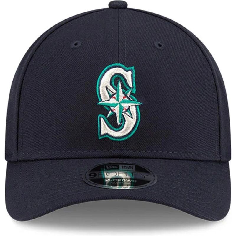 kasketter-buet-marinebla-snapback-9forty-m-crown-player-replica-fra-seattle-mariners-mlb-af-new-era