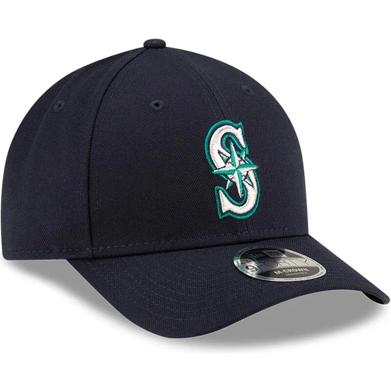 kasketter-buet-marinebla-snapback-9forty-m-crown-player-replica-fra-seattle-mariners-mlb-af-new-era