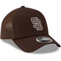 kasketter-buet-brun-snapback-9forty-apex-batting-practice-fra-san-diego-padres-mlb-af-new-era