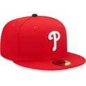 kasketter-flad-rod-tilpasset-59fifty-ac-perf-fra-philadelphia-phillies-mlb-af-new-era