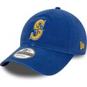 kasketter-buet-bla-justerbar-rem-9twenty-core-classic-fra-seattle-mariners-mlb-af-new-era