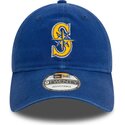 kasketter-buet-bla-justerbar-rem-9twenty-core-classic-fra-seattle-mariners-mlb-af-new-era