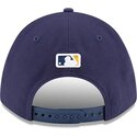kasketter-buet-marinebla-snapback-9forty-m-crown-player-replica-fra-milwaukee-brewers-mlb-af-new-era