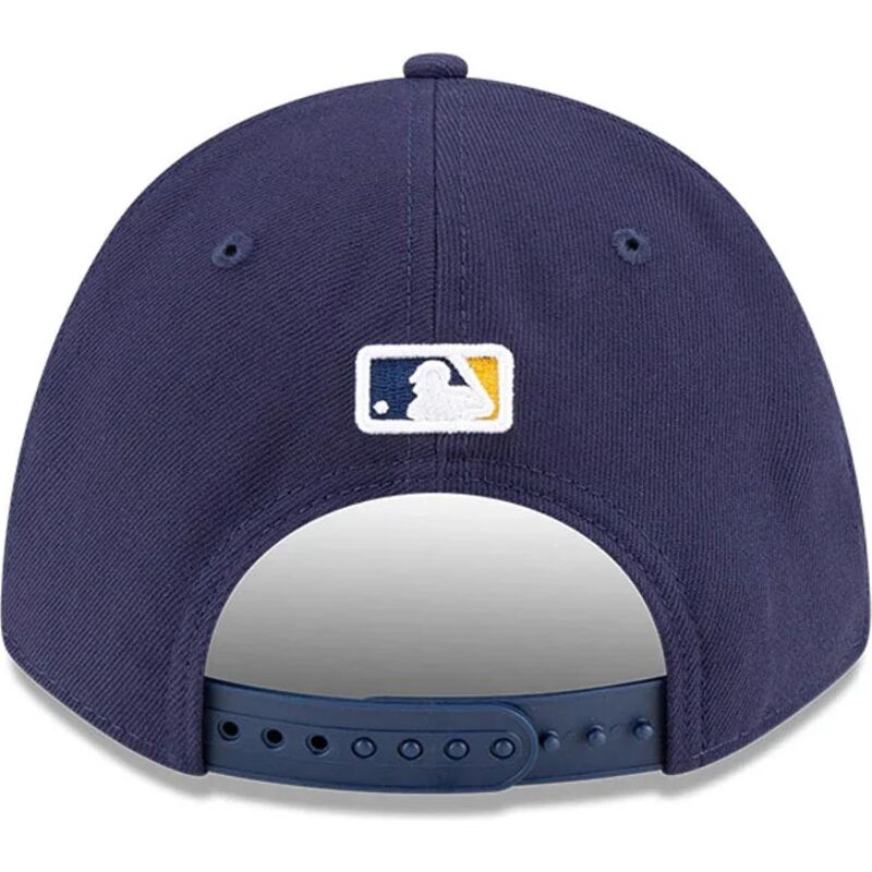 kasketter-buet-marinebla-snapback-9forty-m-crown-player-replica-fra-milwaukee-brewers-mlb-af-new-era