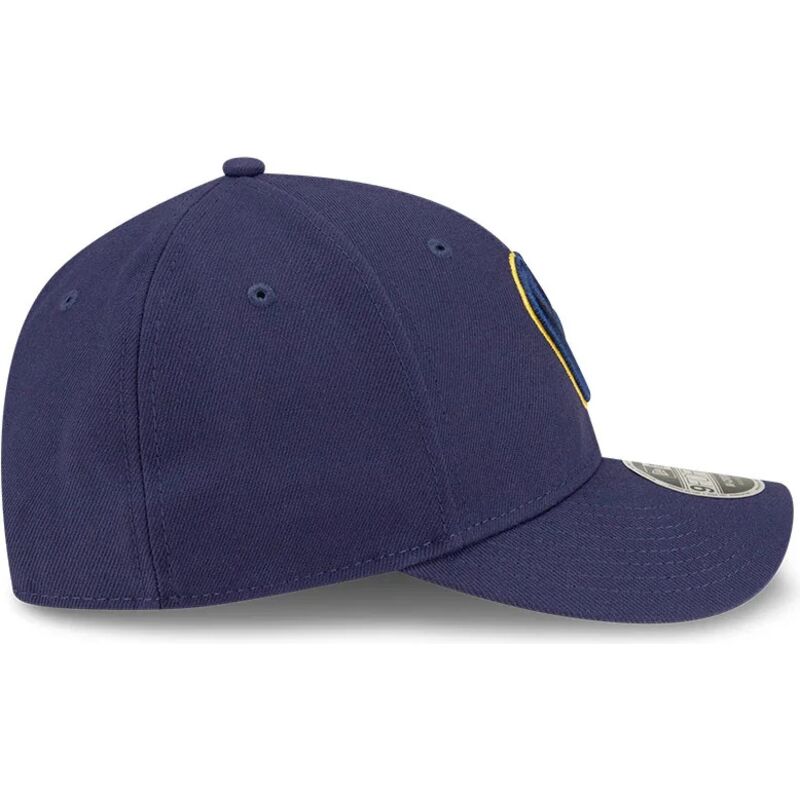 kasketter-buet-marinebla-snapback-9forty-m-crown-player-replica-fra-milwaukee-brewers-mlb-af-new-era