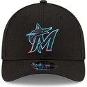 kasketter-buet-sort-snapback-9forty-m-crown-player-replica-fra-miami-marlins-mlb-af-new-era