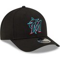 kasketter-buet-sort-snapback-9forty-m-crown-player-replica-fra-miami-marlins-mlb-af-new-era