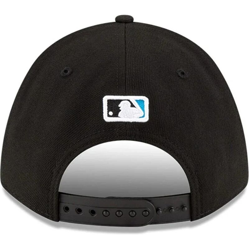 kasketter-buet-sort-snapback-9forty-m-crown-player-replica-fra-miami-marlins-mlb-af-new-era