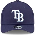 kasketter-buet-marinebla-snapback-9forty-m-crown-player-replica-fra-tampa-bay-rays-mlb-af-new-era