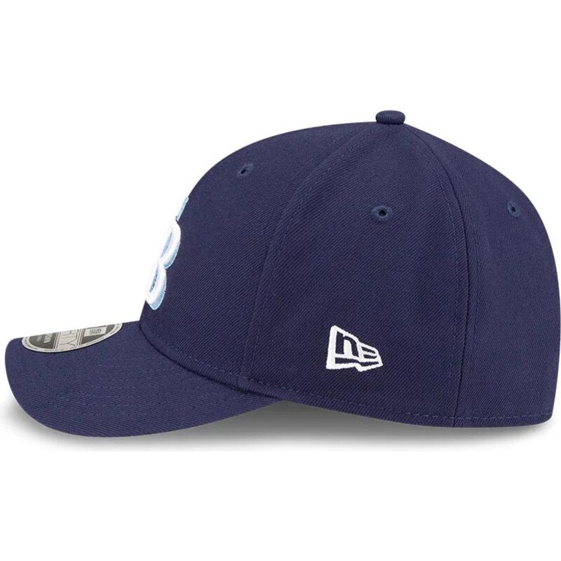 kasketter-buet-marinebla-snapback-9forty-m-crown-player-replica-fra-tampa-bay-rays-mlb-af-new-era