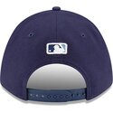kasketter-buet-marinebla-snapback-9forty-m-crown-player-replica-fra-tampa-bay-rays-mlb-af-new-era