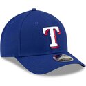 kasketter-buet-bla-snapback-9forty-m-crown-player-replica-fra-texas-rangers-mlb-af-new-era
