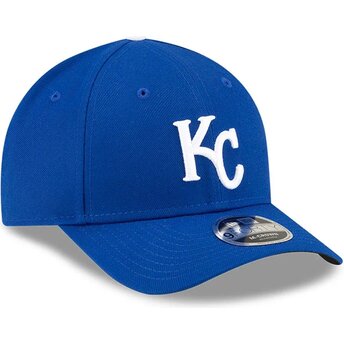 Kasketter buet blå snapback 9FORTY M-Crown Player Replica fra Kansas City Royals MLB af New Era