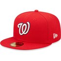 kasketter-flad-rod-tilpasset-59fifty-ac-perf-fra-washington-nationals-mlb-af-new-era