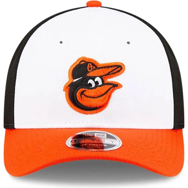 kasketter-buet-orange-snapback-9forty-m-crown-player-replica-fra-baltimore-orioles-mlb-af-new-era