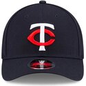kasketter-buet-marinebla-snapback-9forty-m-crown-player-replica-fra-minnesota-twins-mlb-af-new-era